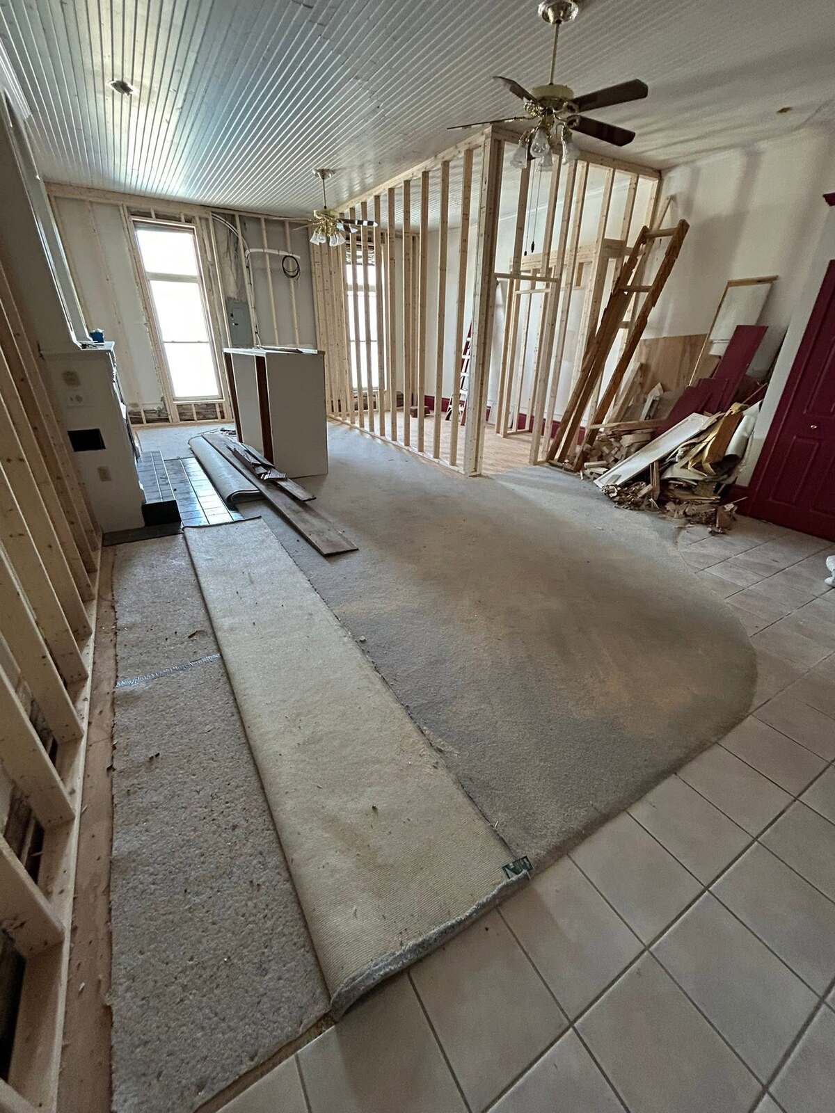 Demolition Porject, Carpet Removal